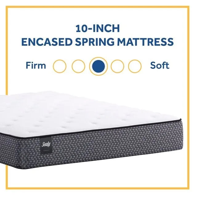 Sealy Response Essentials 10" Encased Coil Innerspring Mattress in a Box King