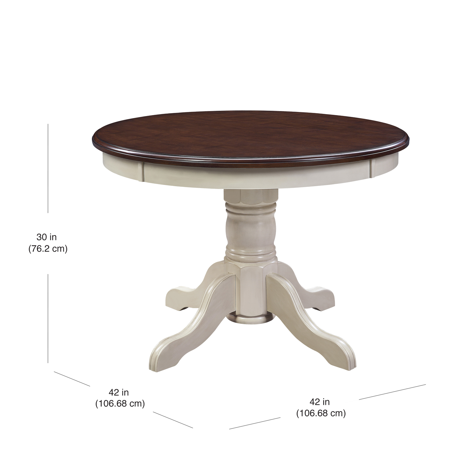 Cambridge Place Dining Table, Brown
